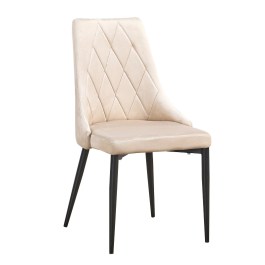 Beżowe stylowe krzesło TORONTO do nowoczesnej jadalni